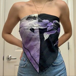 100% silk vintage scarf ⚛️